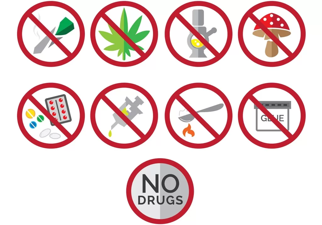 Ikon Melarang Penggunaan Narkoba
