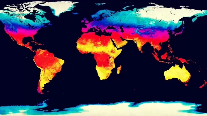 Peta Persebaran Iklim Dunia