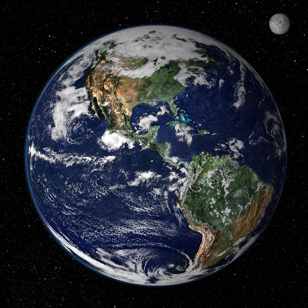 Gambar Planet Bumi dalam Sistem Tata Surya