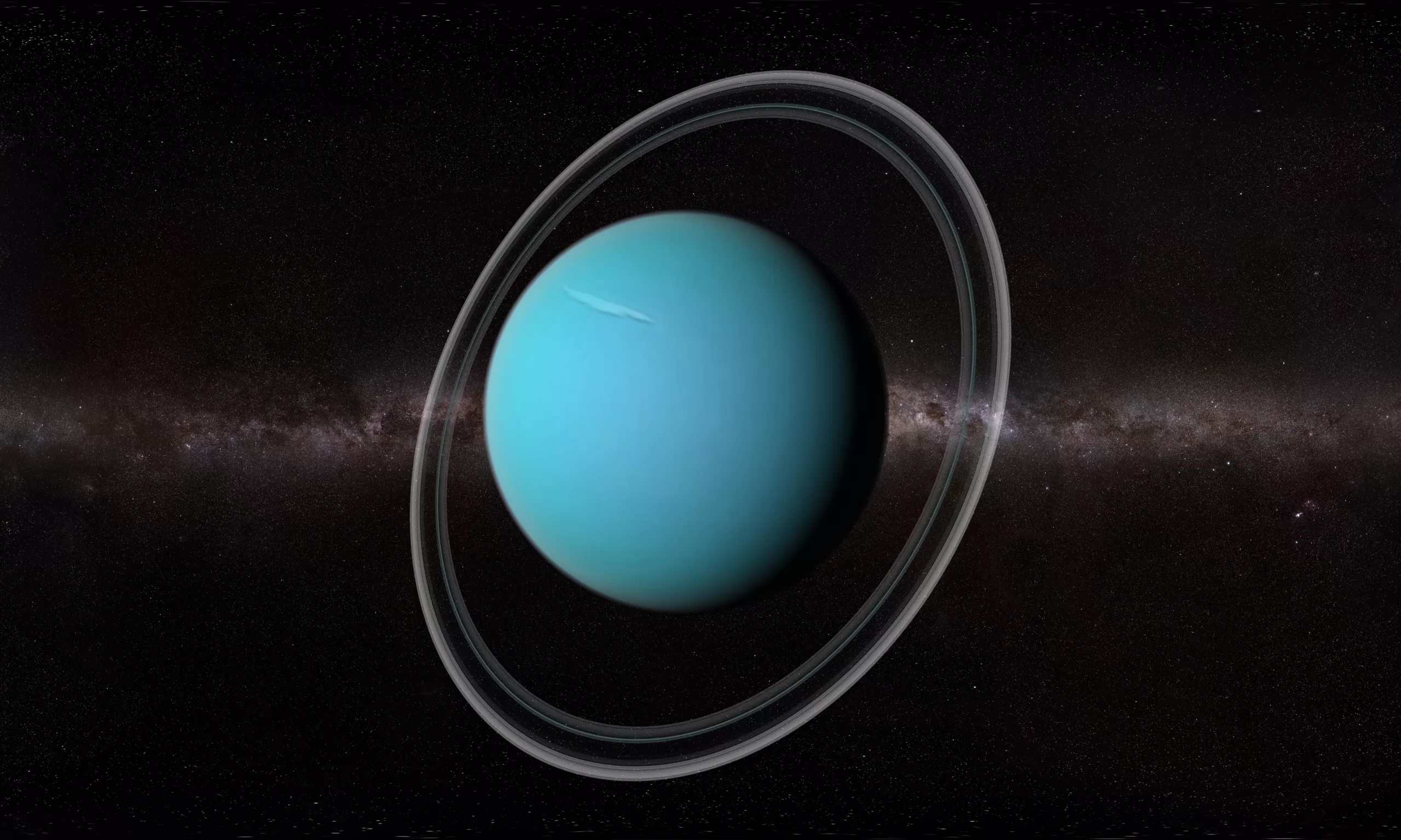 Gambar Planet Uranus dalam Sistem Tata Surya 